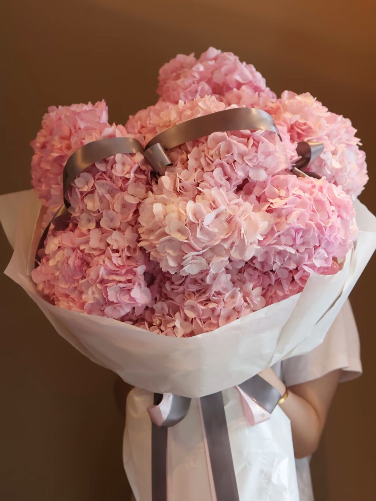 Baby Pink Hydrangeas