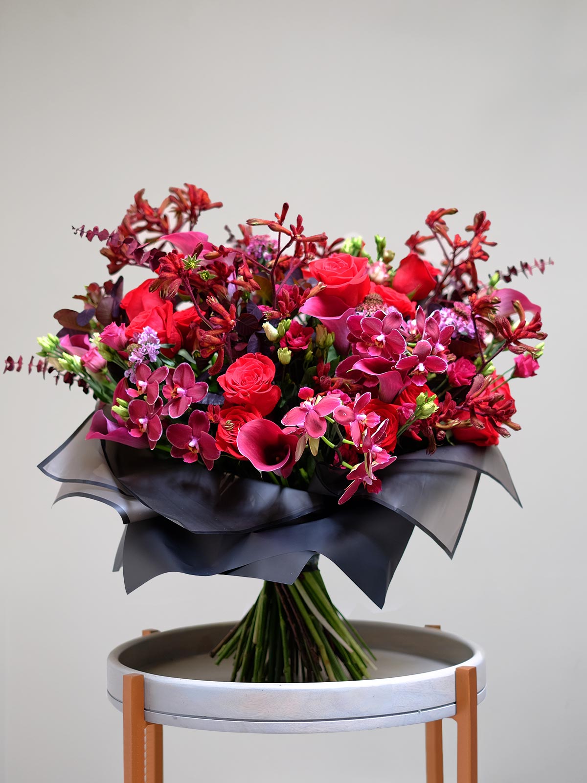 London Fireworks Red Luxury Bouquet London Flower Delivery