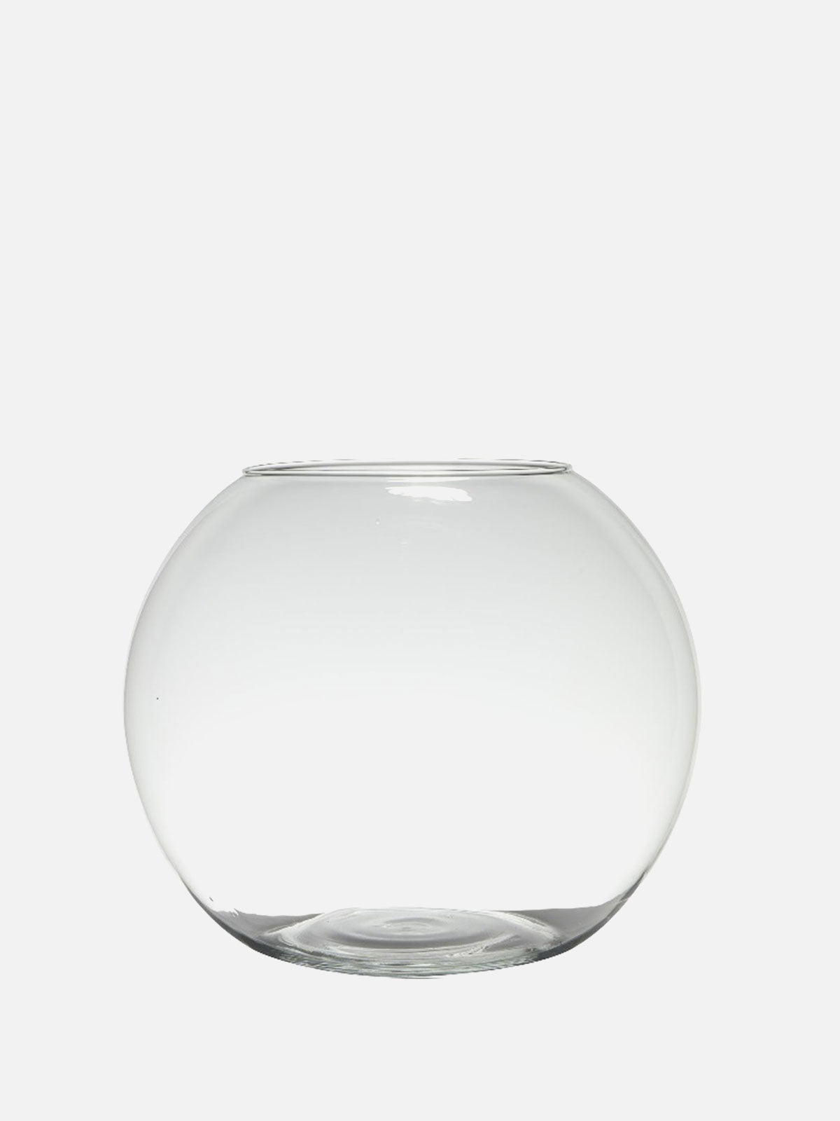 Fish Bowl Glass Vase