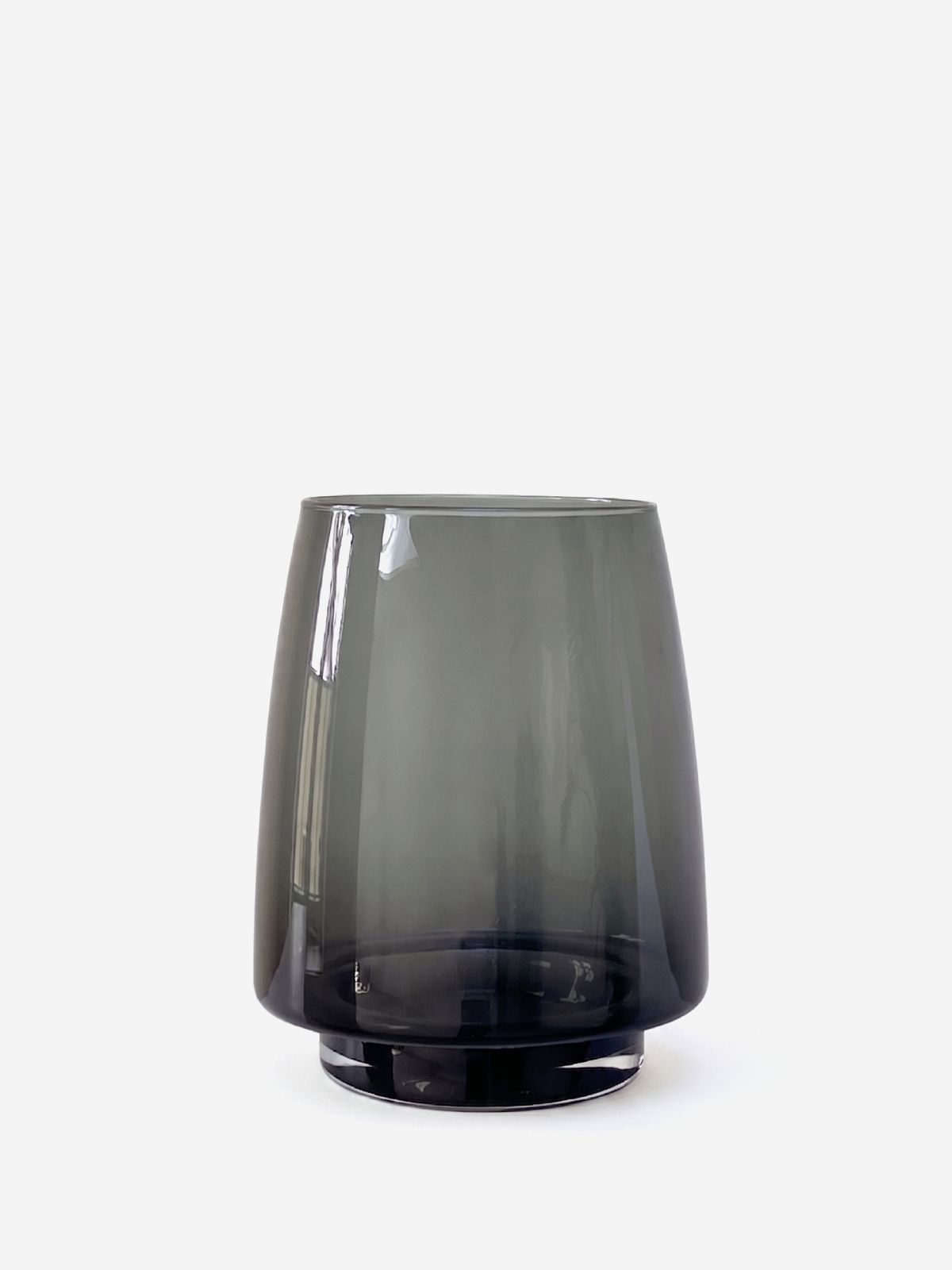 Grey Glass Vase