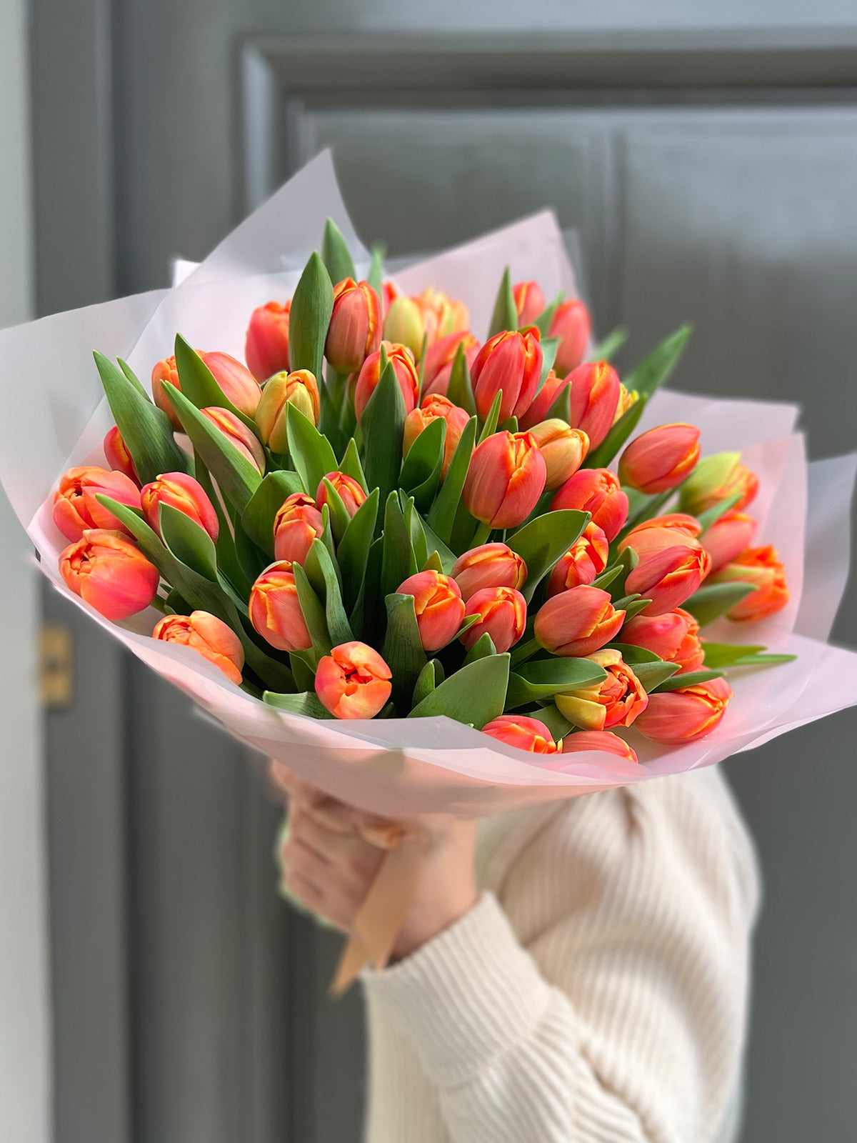 Orange Tulip Bouquet