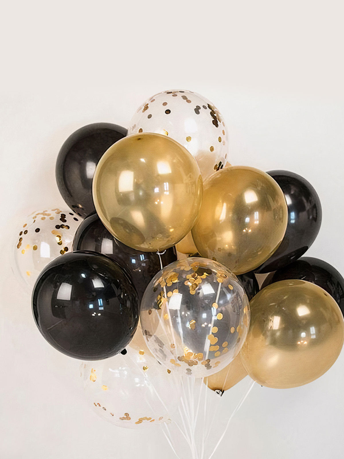 #colour_black gold confetti