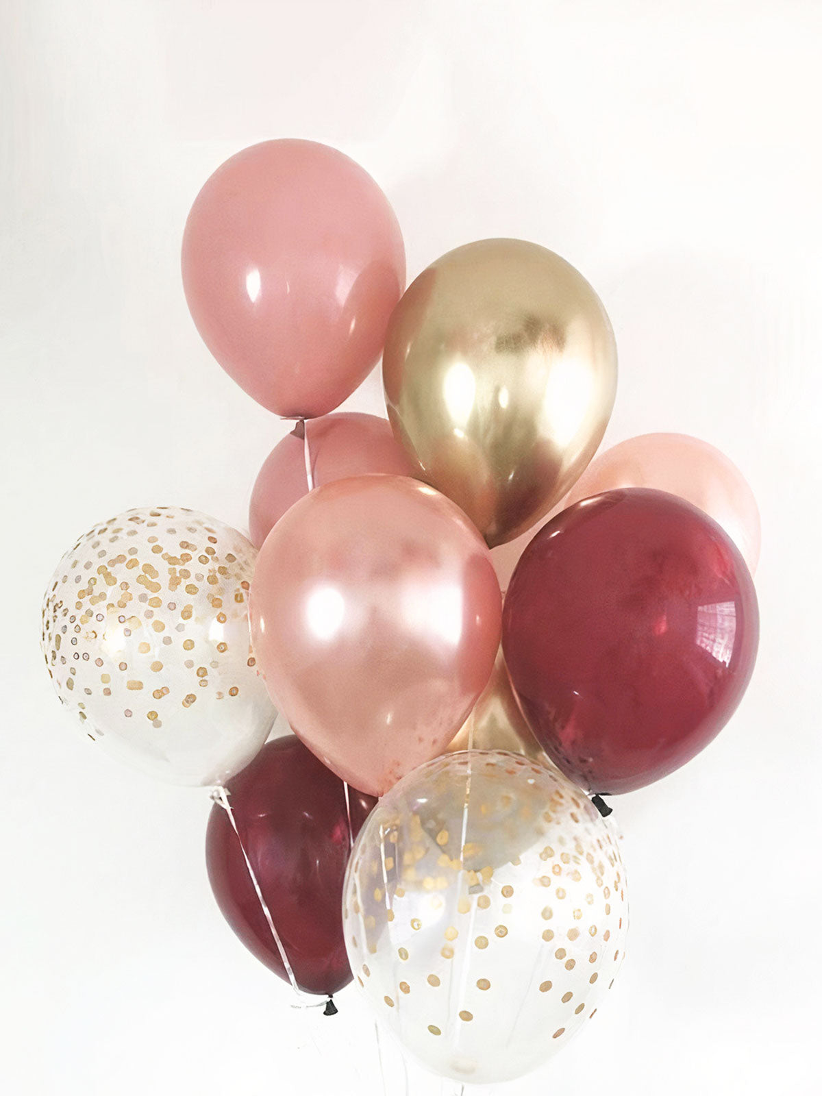 #colour_burgundy pink gold confetti