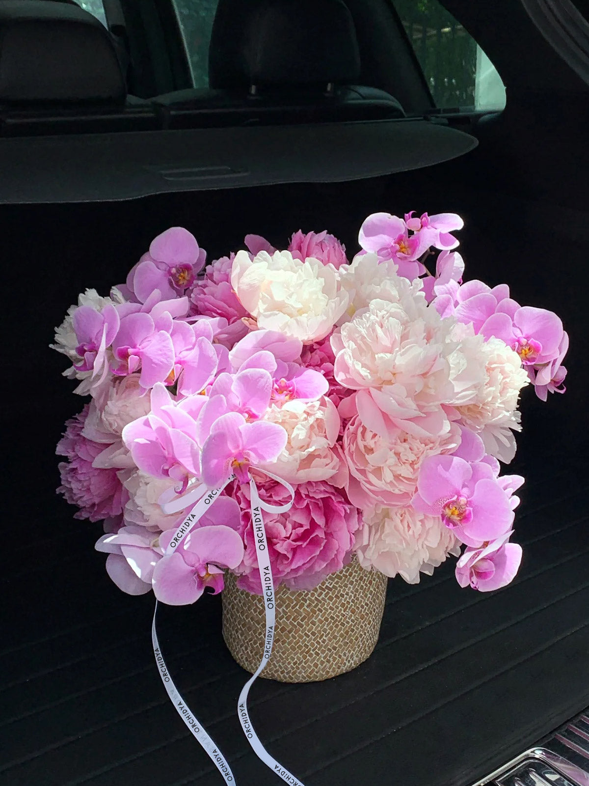 Peony Basket