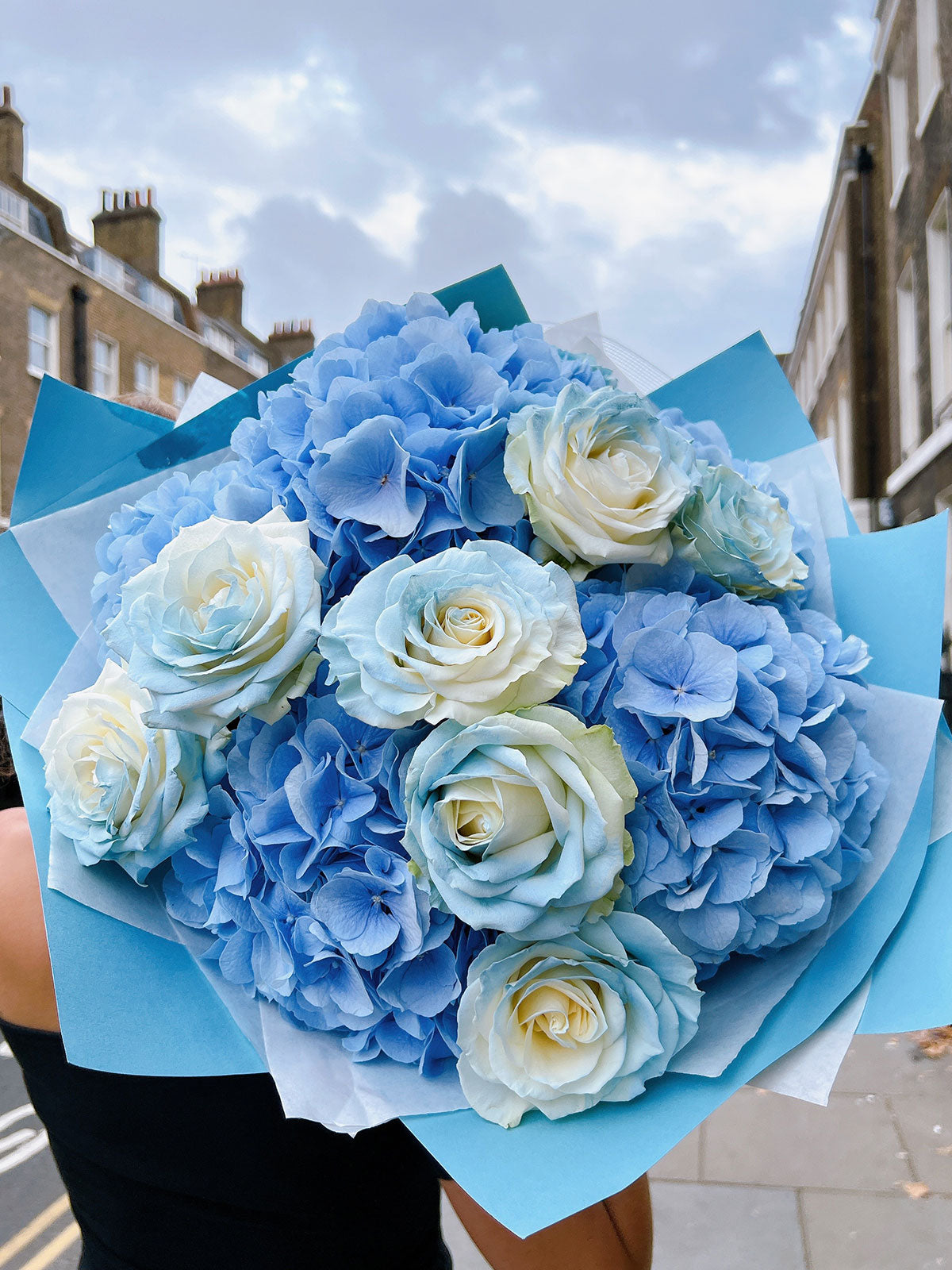 7+ Blue Flower Bouquets Blue Flower Bouquet Flower Bouquet Sea Breeze – Ellens Florist