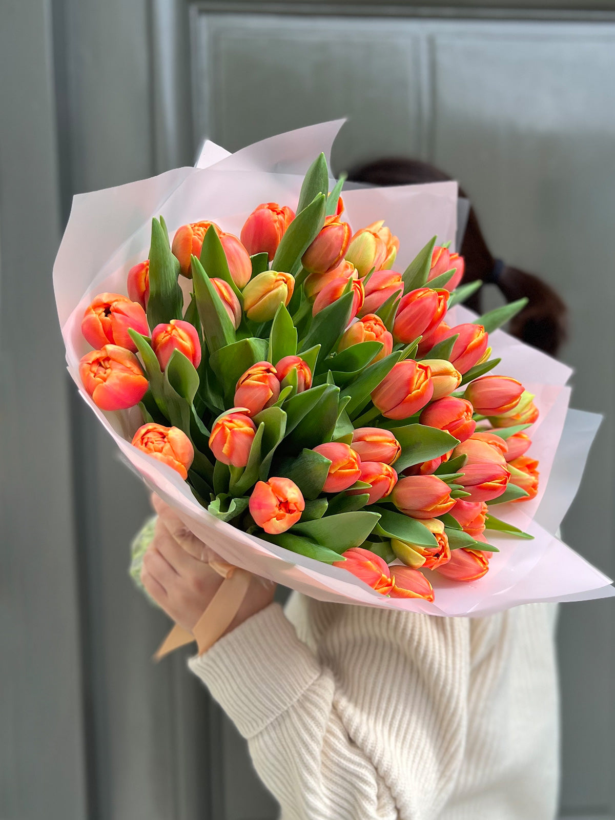 Orange Tulip Bouquet