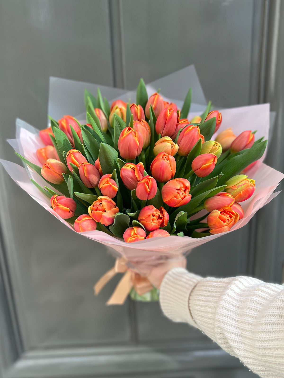 Orange Tulip Bouquet