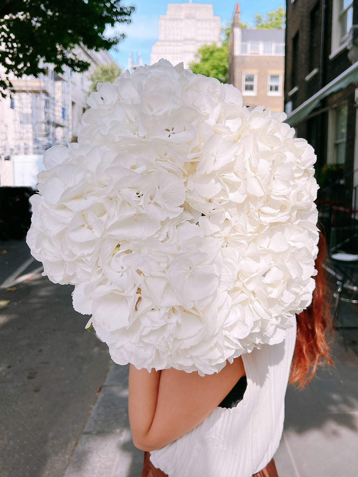 White Hydrangea Bouquet