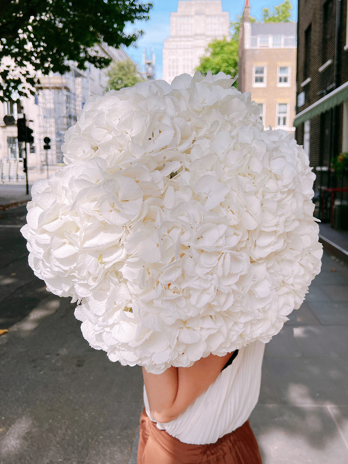 White Hydrangea Bouquet